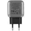 Сетевое зарядное устройство BOROFONE BA46A Premium, один порт USB, один порт Type-C, PD, 18W, 5V, 3.0A, черный