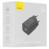 Сетевое зарядное устройство BASEUS Compact Quick Charger, два порта USB, один порт Type-C, 30W, 5V, 3.0A, черный