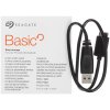 Внешний HDD 2.5" Seagate Basic, 4TB, USB 3.2 Gen 1 Type-A, 5400 rpm, серый