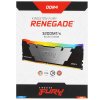 Оперативная память Kingston Fury Renegade, DDR4, 16Gb (2x8Gb), 3200MHz, CL16, DIMM, с радиаторами, RGB, черный