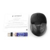 Мышь беспроводная Gembird MUSW-550 синий, 1600 dpi, радиоканал, Bluetooth, USB, кнопки - 6