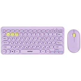 Комплект клавиатура+мышь Smartbuy (SBC-233616AG-SW) 233616AG серебристо-белый