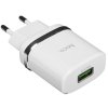 Сетевое зарядное устройство + Кабель Micro HOCO HC-16286 C12Q/1m/QC 3.0/1 USB/Выход: 5V_9V_12V, 18W, белый