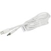 Кабель USB CukTech Type-C to Type-C braided cable 1.5m 3A 60W CTC315P белый