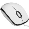 Мышь проводная Logitech M100R белый, 1000 dpi, USB, кнопки - 3