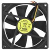 Вентилятор для корпуса Gembird FANCASE2/BALL черный, 90 мм, 2500 об/мин, 26 дБ, 3 pin