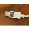 Переходник DisplayPort ->; HDMI Cablexpert A-DPM-HDMIF-002-W 20M/19F, белый, пакет (078733)