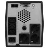 Источник бесперебойного питания SMARTWATT UPS SAFE PRO 1000 черный 1000/600 ВА/Вт, линейно-интерактивный, напольный/настенный, LED индикация, Shuko CEE7/4 - 8 шт. (4 шт. с резервным питанием, 4 шт. - сетевой фильтр)