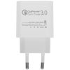 Сетевое зарядное устройство GoPower GPQC07 1USB 18W QC3.0 белый