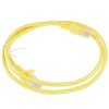 Патч-корд UTP кат.5e, 1м ExeGate желтый