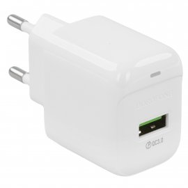 Сетевое зарядное устройство BOROFONE (6941991113789) BAS42A 1USB 3.0A QC3.0 18W белый