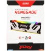 Оперативная память Kingston Fury Renegade, DDR5, 64GB (2x32 GB), 6400 MHz, CL32, DIMM, радиатор, RGB, серебристый/черный