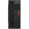 Компьютерный корпус Miditower ExeGate UN-605B Black, ATX, (UN400, 120мм), 2*USB, Audio, замок блокировки кнопки питания