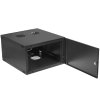 Шкаф настенный Lanmaster Next TWT-CBWNM-6U-6X6-BK 6U 550x600 мм пер. дв. металл съемные бок. пан. 60 кг черный