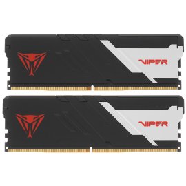 Оперативная память Patriot Viper Venom, DDR5, 16GB (2x8GB), 5600MHz, CL40, DIMM, с радиатором, черный