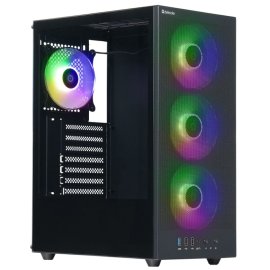 Компьютерный корпус с блоком питания 450Вт. Case Foxline FL-702, mATX, 1x5.25EXT, 1x3.5EXT, 2x3.5INT, 2xUSB 2.0, HDA, w/o FAN, w/450W ATX PSU, w/1.2m EU pwr cord