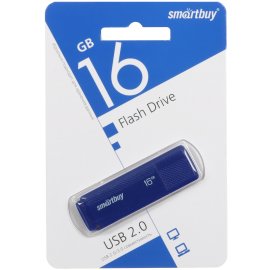 USB накопитель SmartBuy 16Gb CLUE Black (SB16GbCLU-K)