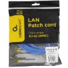 Патч-корд медный UTP Cablexpert PP10-3M/B кат.5e, 3м, литой, многожильный, синий