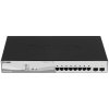 Коммутатор D-Link DGS-1210-10MP/FL 8G 2SFP 130W управляемый