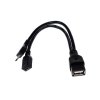 Патч-корд UTP Cablexpert cat.5e, 2м, литой, многожильный, черный