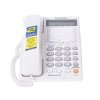 Телефон проводной Panasonic KX-TS2368RUW белый 2 линии, конференц-связь, спикер., 30 номеров памяти, ЖКД, Flash, часы