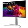 Монитор 27" LG UltraFine 27UP850K-W IPS 3840x2160, 60 Гц, 5 мс, 16:9, 400 кд/м², 2xHDMI 2.0, DP 1.4, USB-C, USB Hub (2x USB 3.0), 3.5 Jack, FreeSync, черный/серебристый