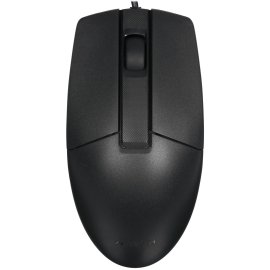 Мышь беспроводная Qumo Kevlar M26 черный, 1600 dpi, радиоканал, USB, кнопки - 4