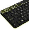 Комплект клавиатура+мышь Logitech MK240 Nano беспроводной, USB, 1000 DPI, чёрный