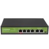 Коммутатор Digma DSP204G-2G-T80 (L2) 6x1Gbит/с 4PoE 4PoE+ 1PoE++ 80W неуправляемый