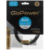 Кабель AUX GoPower Jack 3.5мм (m)-Jack 3.5мм (m) 5м ПВХ черный Premium Zip-Lock c подвесом (1/50)