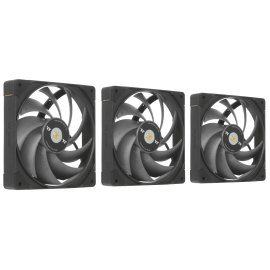 Вентилятор Thermaltake Toughfan EX14 Pro реверсивный 140x140x25mm черный 4-pin 31.6-34.1dB Ret (CL-F172-PL14BL-A)