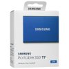 Внешний SSD Samsung T7, 2TB, USB 3.2 Gen 2 Type-C, R/W 1050/1000, синий