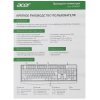 Клавиатура проводная Acer OKW301 (ZL.KBDCC.01B), USB, белый