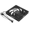 Вентилятор для корпуса Arctic P12 SLIM PWM PST черный, 120 мм, 2100 об/мин, 22.5 дБ, 4 pin