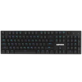 Клавиатура проводная механическая Defender Wildfire GK-213 RU,сер/чер,82кн,TNT розов,1.5м 1