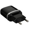 Сетевое зарядное устройство C12 Smart dual USB charger, черный