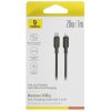 Baseus Silky Series Fast Charging Cable Type-C to iP 20W 1m Cluster Black P10377700113-00