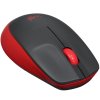 Мышь беспроводная Logitech M190 черный/красный, 1000 dpi, радиоканал, USB, кнопки - 3