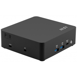 Мини ПК MSI Cubi NUC AI 1UMG-043XRU Core Ultra 5 125H (1.2) 16Gb SSD 512Gb Graphics CR без ОС 2xGbitEth WiFi BT 120W черный (9S6-B20911-043)
