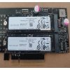 Переходник ORIENT C303E2 PCI-Ex8->2 x M.2 M-key NVMe SSD, тип 2230/2242/2260/2280/22110, 2 планки крепления в комплекте (31325)