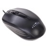 Мышь проводная Oklick 115S черный/красный, 1200 dpi, USB, кнопки - 3