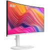 Монитор 34" MSI Modern MD342CQPW VA 3440x1440, 120 Гц, 4 мс, 21:9, 300 кд/м², 2xHDMI 2.0b, DP 1.4a, USB-C, USB Hub (2x USB 3.0), 3.5 Jack, динамики (2x3 Вт), Adaptive-Sync, изогнутый экран (1500R), белый