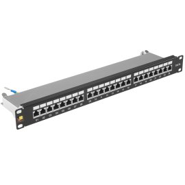 Патч-панель Lanmaster LAN-PPL24S5E 19" 1U 24xRJ45 кат.5e