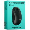Мышь беспроводная Logitech M240 SILENT белый, 4000 dpi, Bluetooth, кнопки - 3