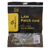 Патч-корд медный UTP Cablexpert PP10-10M cat.5, 10м, литой, многожильный, серый