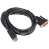 Кабель DisplayPort-DVI Gembird/Cablexpert 3м, 20M/19M, черный, экран, пакет(CC-DPM-DVIM-3M)