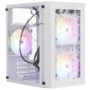 Компьютерный корпус 1STPLAYER FIREBASE X1 белый/mATX/3x120мм LED fans/X1-WH-3F1-W