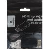 Переходник HDMI-VGA Cablexpert A-HDMI-VGA-02, 19M/15F, Jack3.5 аудиовыход
