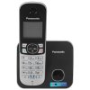 Телефон беспроводной (DECT) Panasonic KX-TG6811RUB черный Беспроводной DECT,40 мелодий,телефонный справочник 120 зап.