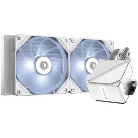 Вентилятор Powercase M52-12W ARGb White 120x120x25мм (PWM, 100шт./кор, 4pin PWM (M+F)+ 3pin ARGb (M+F), 600-1800±10% об/мин) Bulk